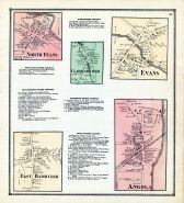 North Evans, Clarksburgh, East Hamburgh, Angola, Evans, Erie County 1866